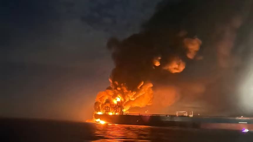 أوكرانيا تعلن مهاجمة منصة نفط وسفينة عسكرية لروسيا في بحر قزوين