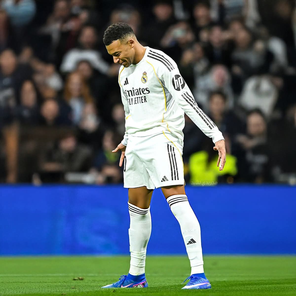احتفال مبابي على طريقة كريستيانو بعد معادلة رقمه القياسي مع ريال مدريد