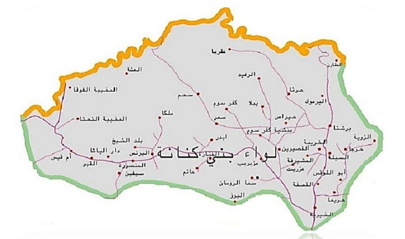 قبلة على الرأس… سر اسم قرية في لواء بني كنانة .. فمن تكون ؟؟؟؟