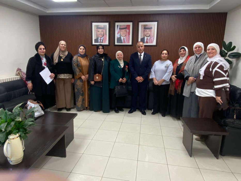 متصرف لواء الجامعة يستقبل وفدًا من سيدات شمال عمّان ويؤكد أهمية العمل التشاركي وتعزيز دور المرأة
