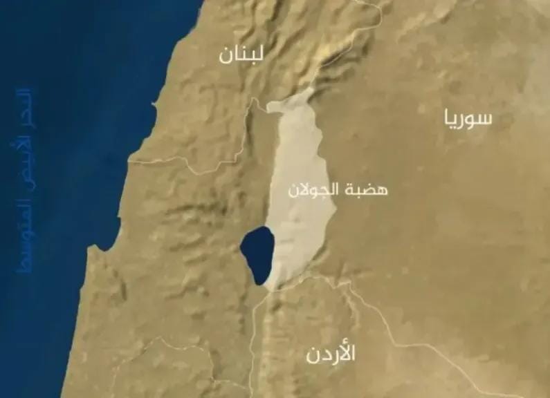 خريطة سوريا بدون الجولان بالصور