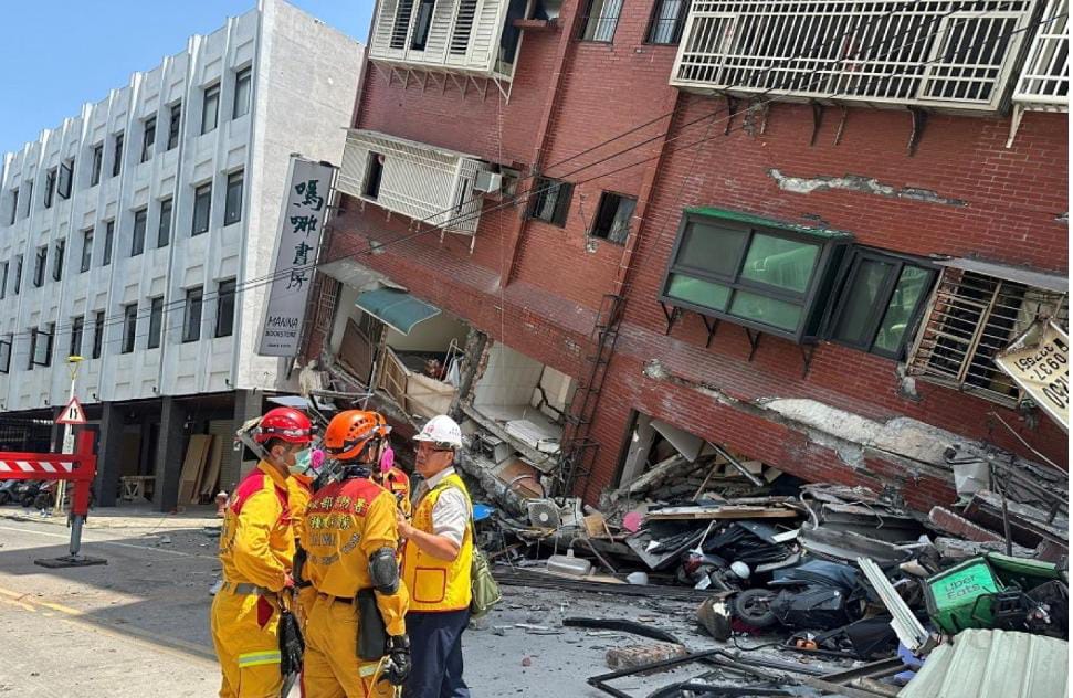زلزال بقوة 6.1 درجة يضرب جنوب شرقي تايوان الصينية