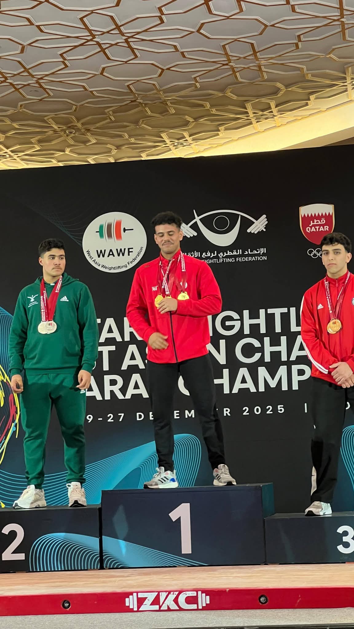 ٣ ميداليات برونزية للأردن في بطولة غرب آسيا للشباب