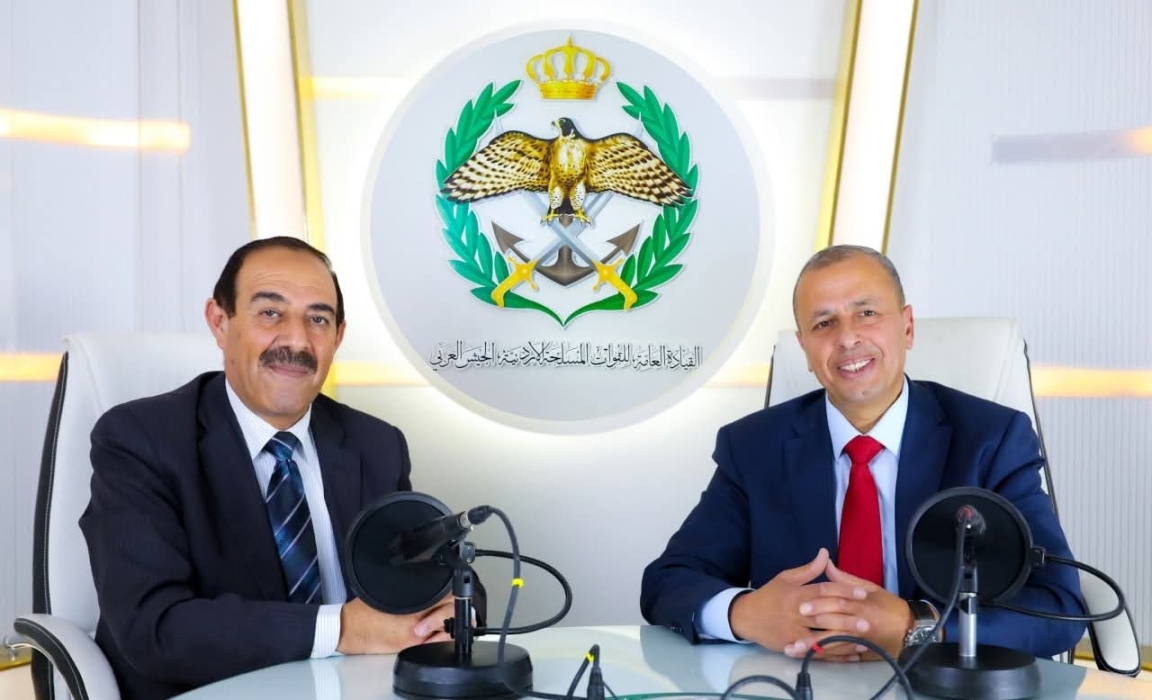 إذاعة الجيش العربي تستضيف اللواء الركن المتقاعد الدكتور بسام العجارمة