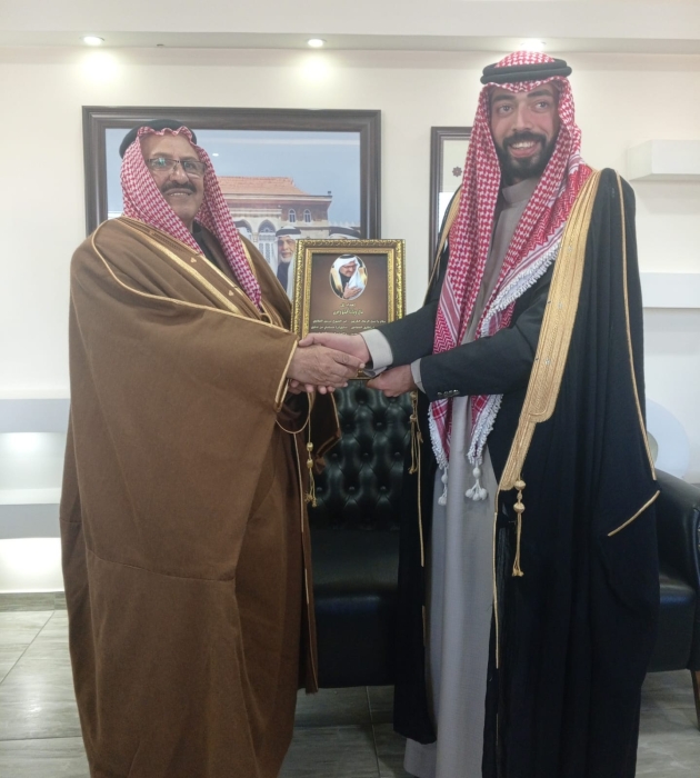 أبو زمع يشكر مستشار جلالة الملك لشؤون العشائر