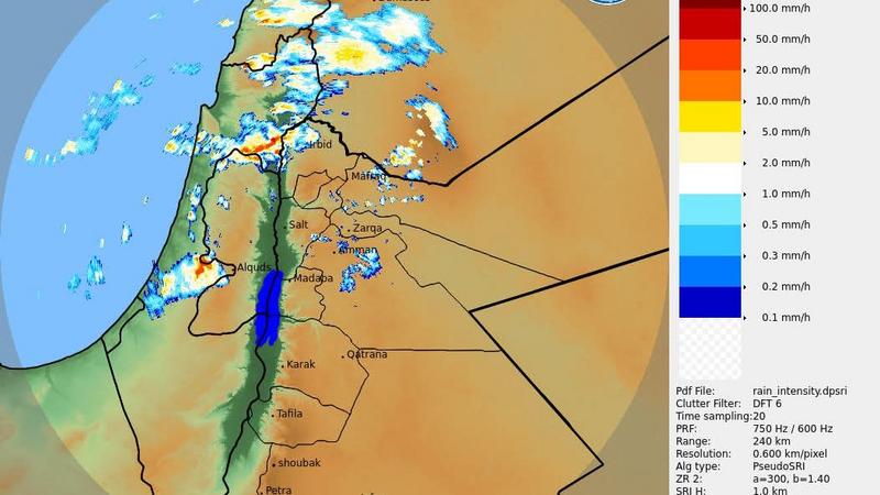 الأرصاد: أمطار متوسطة إلى غزيرة خلال الفترة القليلة القادمة في شمال المملكة