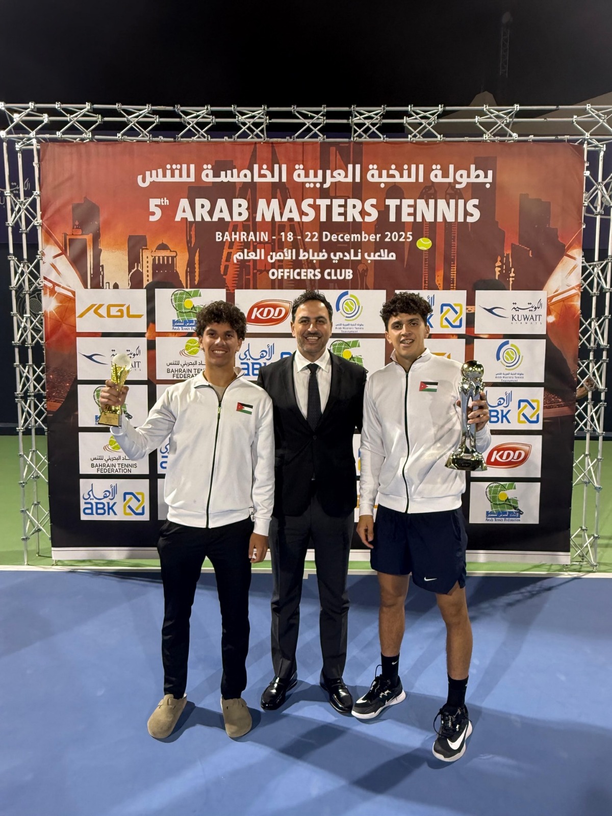 إنجاز تاريخي للتنس الأردنية.. القطب وصيفًا للنخبة العربية وجابر بطلاً للناشئين