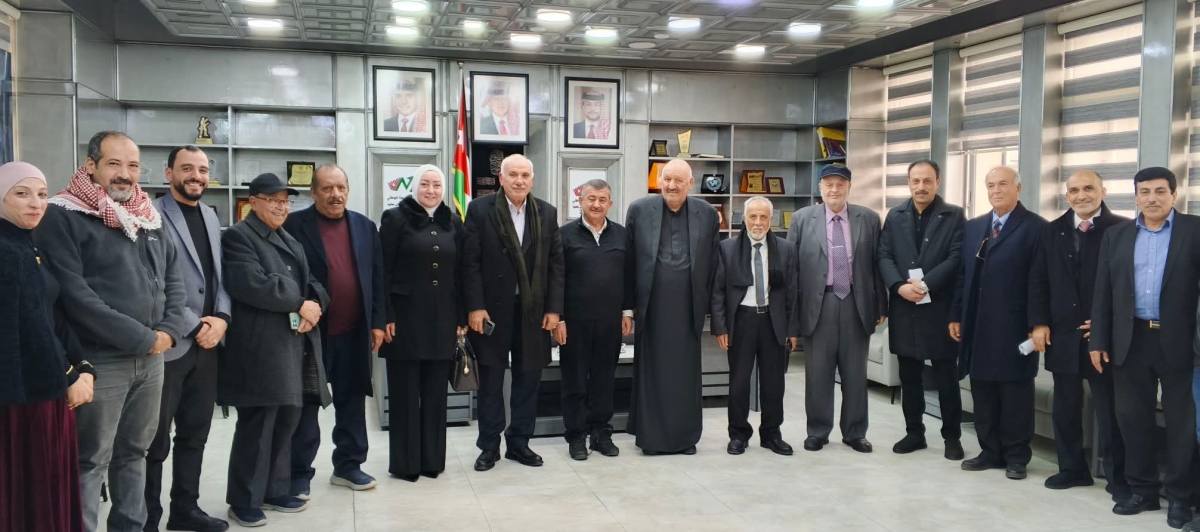 رئيس لجنة بلدية الزرقاء يستقبل رئيس وأعضاء مجلس إدارة جامعة الزرقاء الخاصة