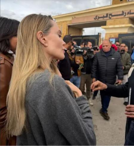 أنجلينا جولي من رفح: ما شاهدته يفوق الوصف