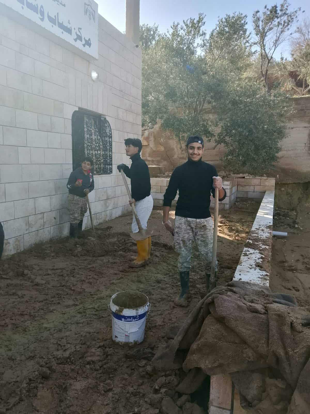 إعادة تفعيل مركز شباب وشابات وادي الكرك بعد الأضرار التي خلّفها المنخفض الجوي