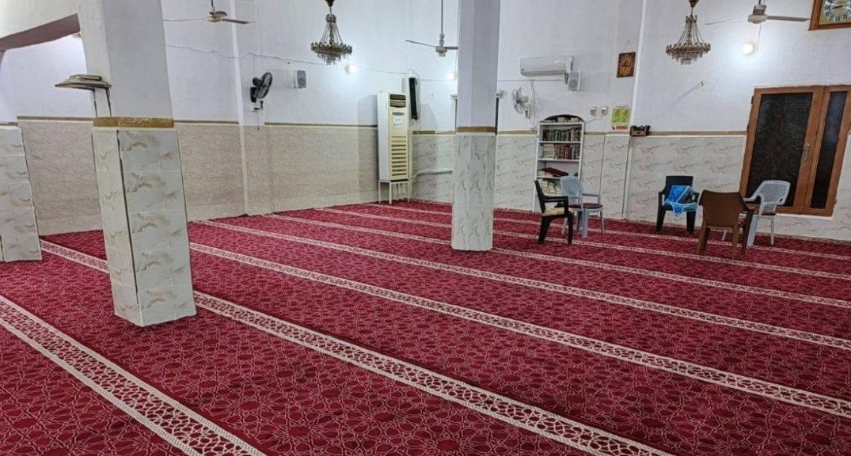 ترميم وفرشمسجد العراق الكبير في محافظة الكرك