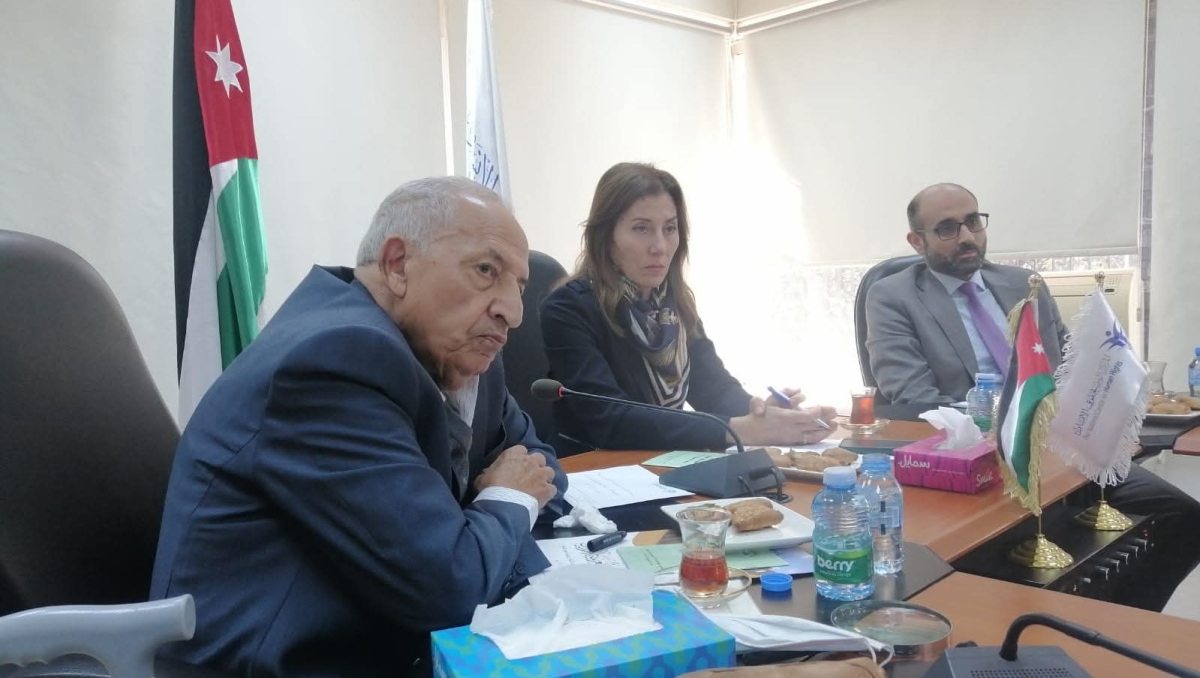 مجمع اللغة العربية يبحث والوطني لحقوق الإنسان التعاون