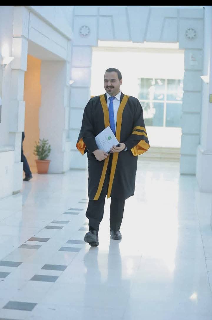عون محمود الخوالدة ينال شهادة  الماجستير بالجامعة الأردنية