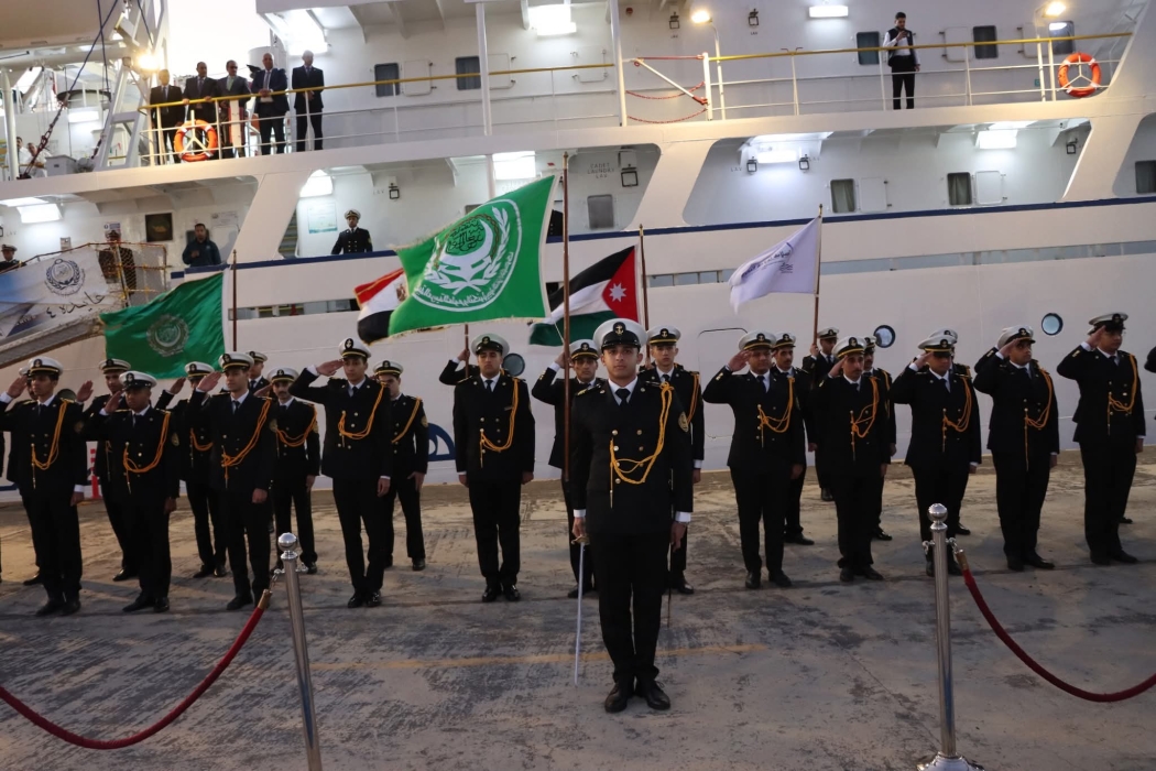 رسو السفينة التعليمية «عايدة 4» في ميناء العقبة يعزز التعاون الأردني–المصري في التعليم البحري...صور