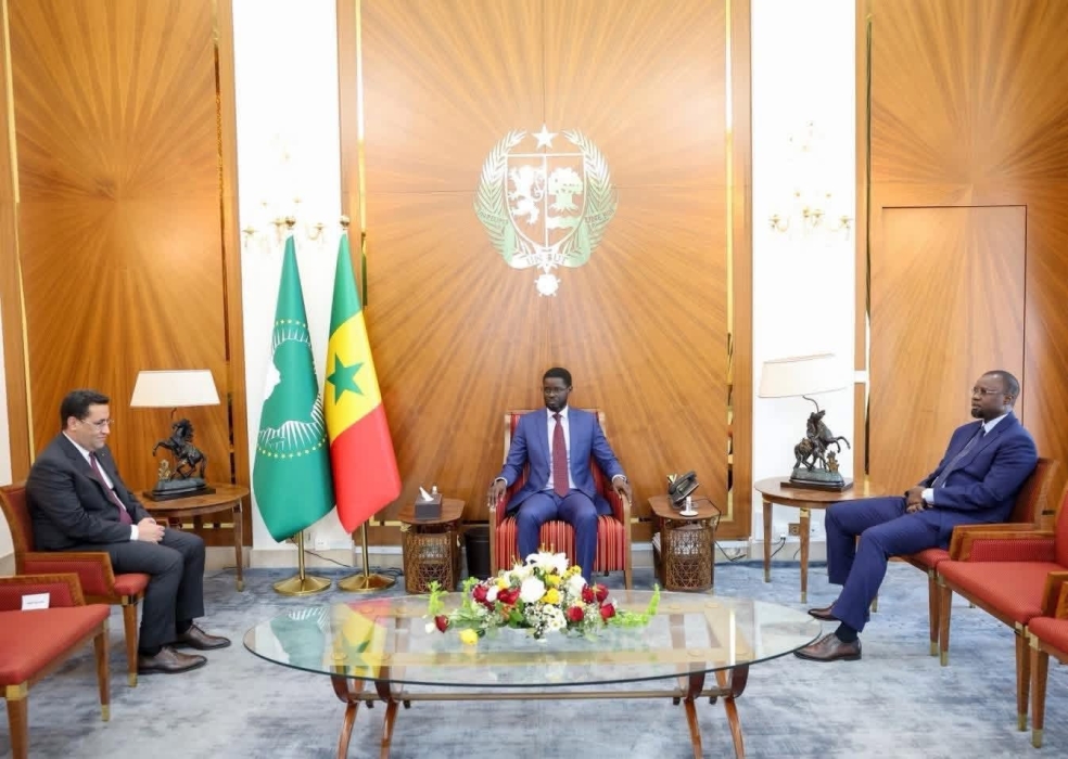 رئيس الجمهورية السنغالي يستقبل رئيس الوزراء الموريتاني في دكار