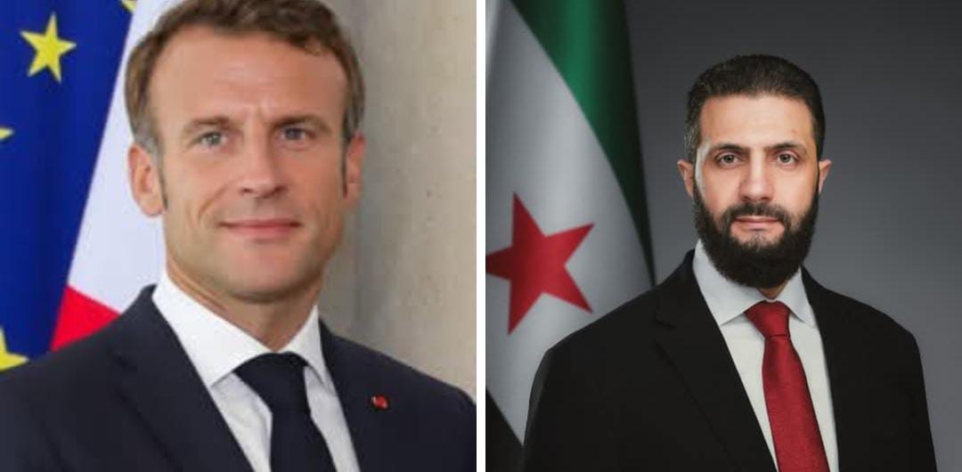 الرئيس السوري يبحث هاتفياً مع نظيره الفرنسي مستجدات الأوضاع في سوريا