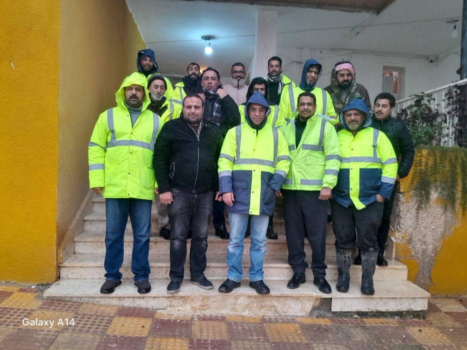 حالة الطوارئ في بلدية لواء الموقر...صور