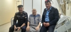 نائب مدير شرطة إربد يزور العميد المتقاعد الزعبي