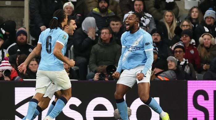 كأس الرابطة: سيتي يضع قدما بالنهائي بإسقاطه نيوكاسل بثنائية