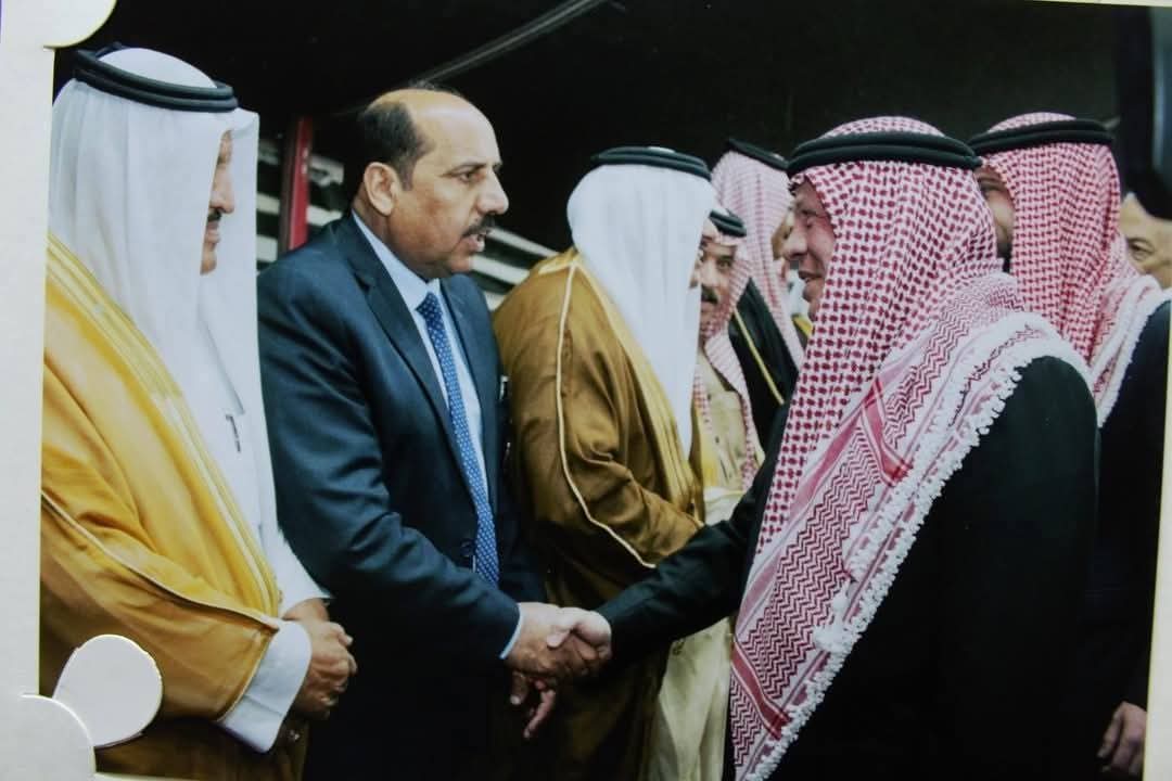 العميد الركن  محمد عويد البري يعزي معالي يوسف العيسوي