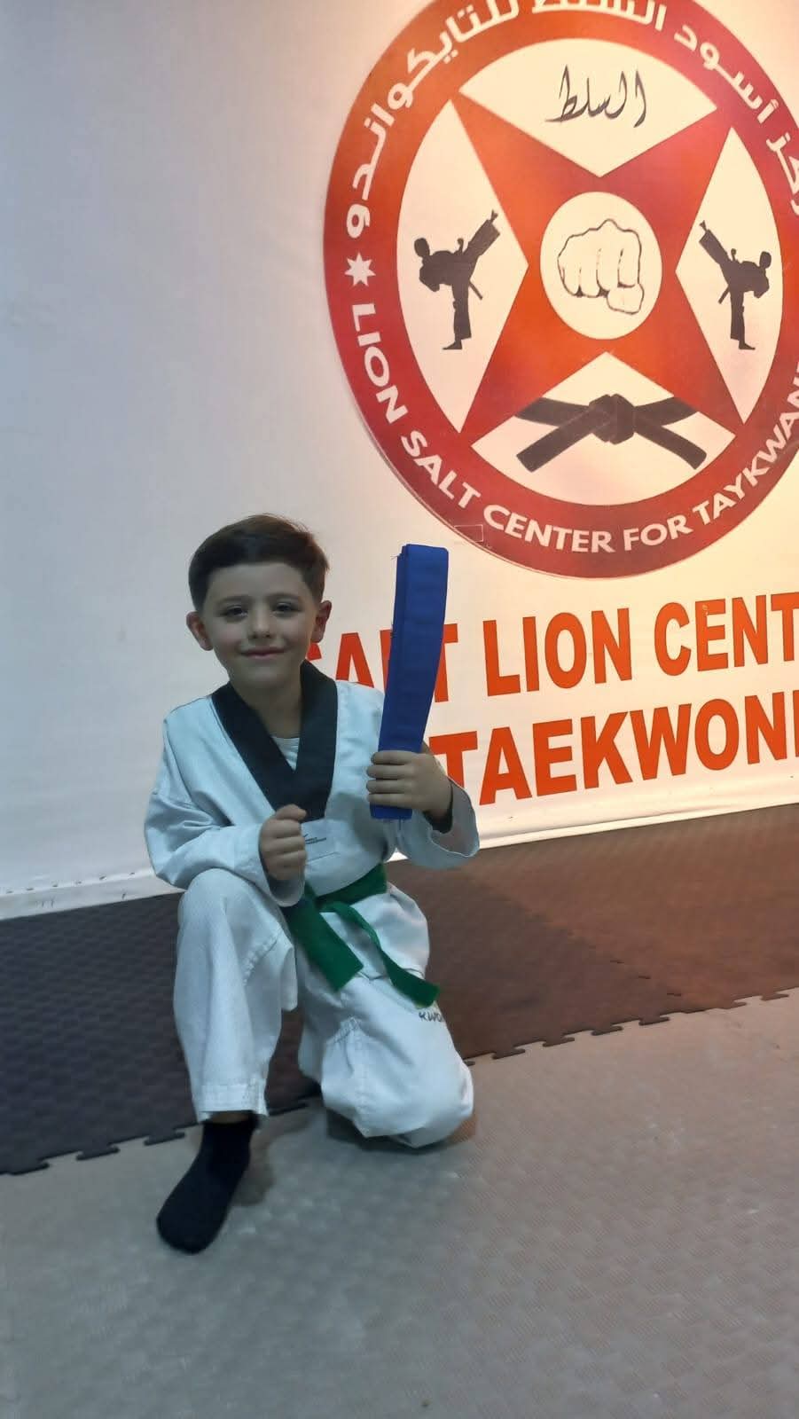 عبدالله خريسات يحصد المركز الثاني في منافسات التايكواندو