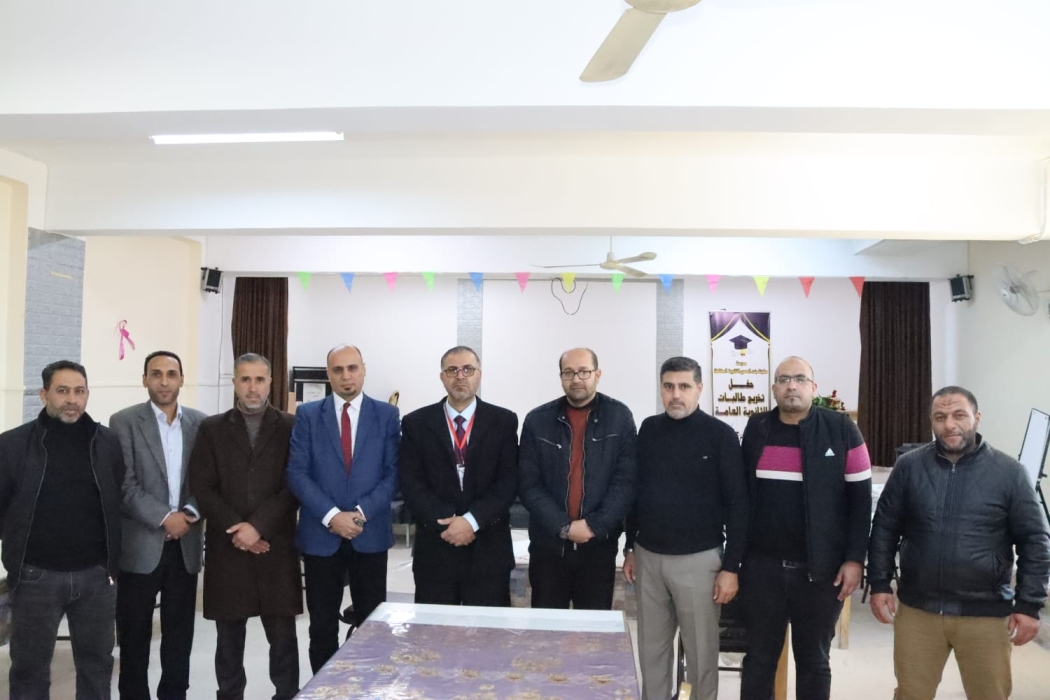 النعيمات يكرم الكوادر العاملة في الدورة التكميلية لامتحان الثانوية العامة
