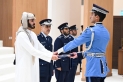 الشيخ خليفة بن حمد آل ثاني يشهد تخريج الدفعة الثامنة بكلية الشرطة بمشاركة ضباط أردنيين صور