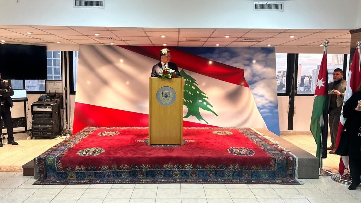 سفيرة لبنان بالأردن تستقبل وزير الإعلام اللبناني بول مرقص