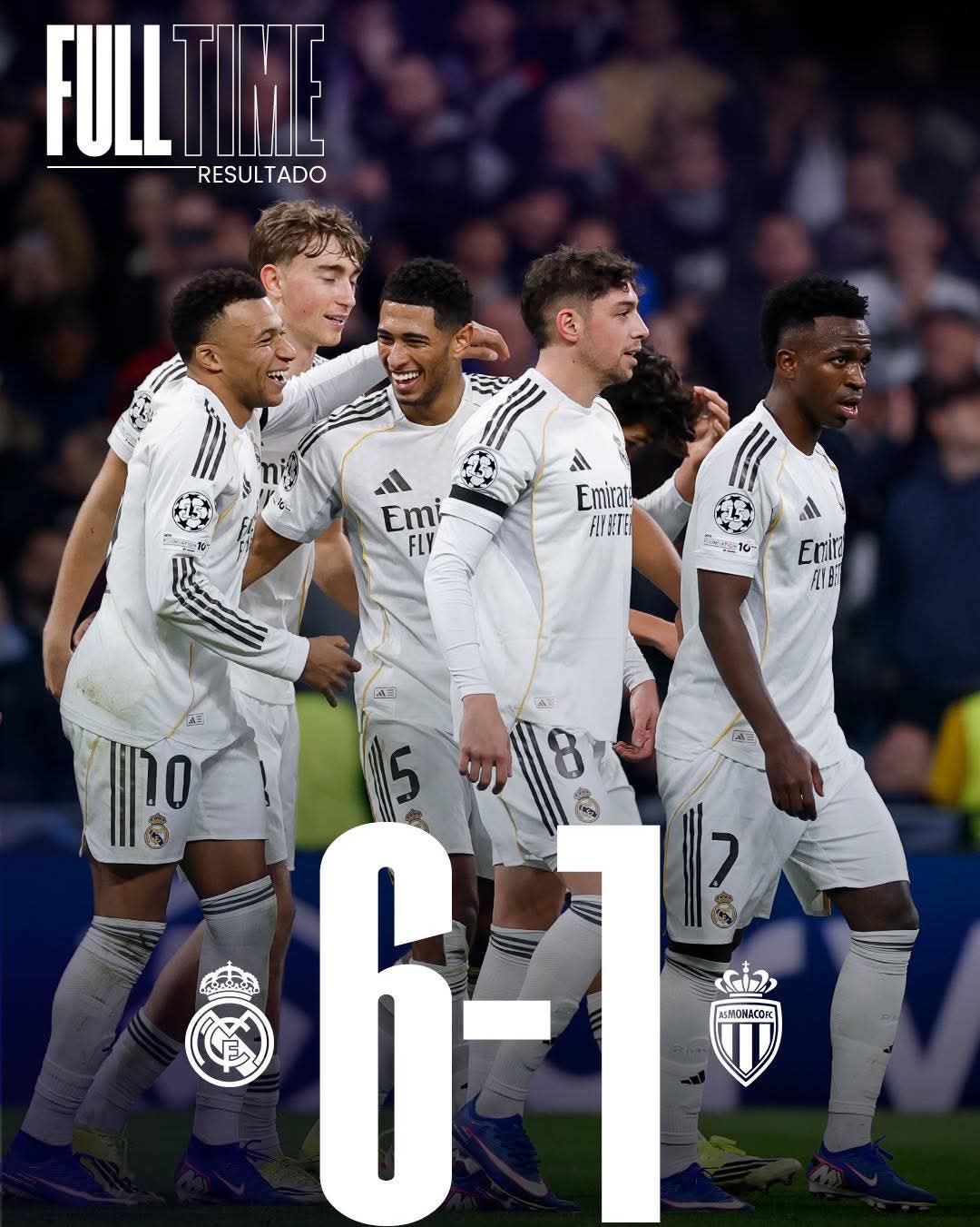 ريال مدريد يكتسح موناكو بسداسية مدوية في دوري أبطال أوروبا