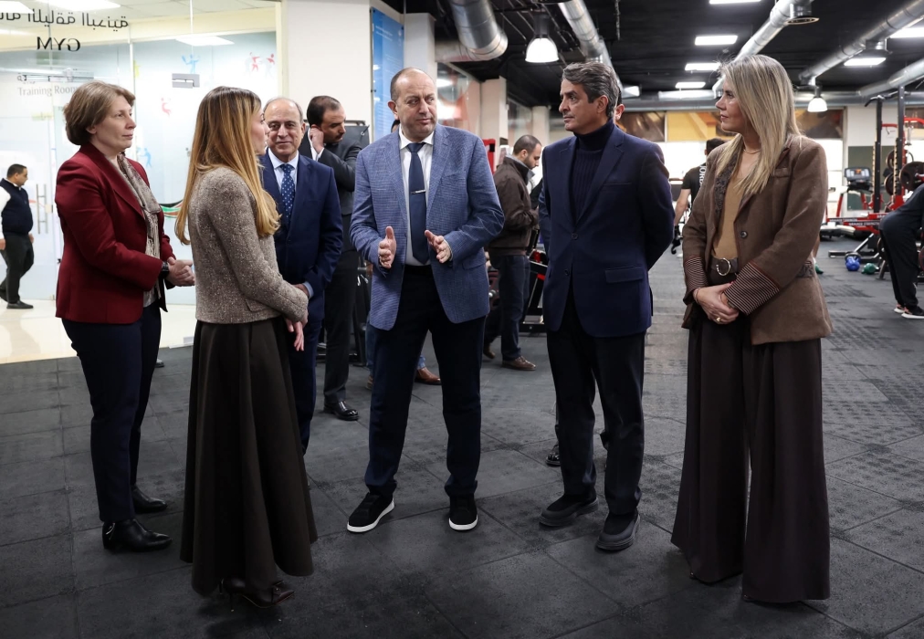 وزير الشباب السوري يزور اللجنة الأولمبية الأردنية...صور
