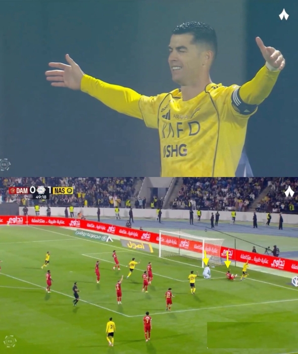 رونالدو يحسمها أمام ضمك ويكتب التاريخ كأعظم هداف أجنبي في الدوري السعودي