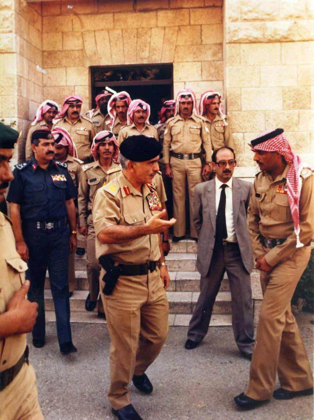 من أرشيف الأمن العام: قيادة قوات البادية الملكية عام 1984