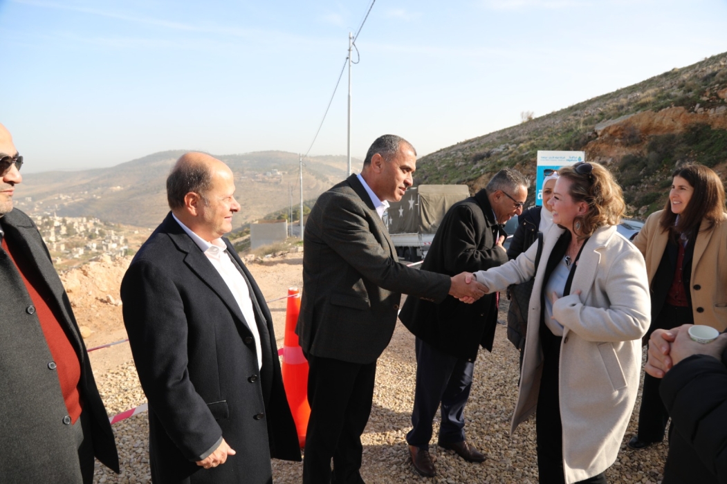 المياه تستكمل مشروع مياه عين الباشا في محافظة البلقاء بدعم من السفارة الأمريكية في عمان بمنحة قيمتها 9.5 مليون دينار