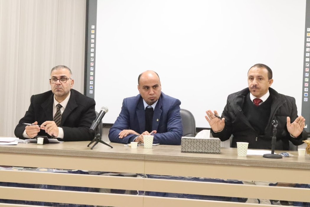 النعيمات يجتمع بمدراء ومديرات المدارس لمناقشة الاستعدادات والترتيبات لبداية الفصل الدراسي الثاني