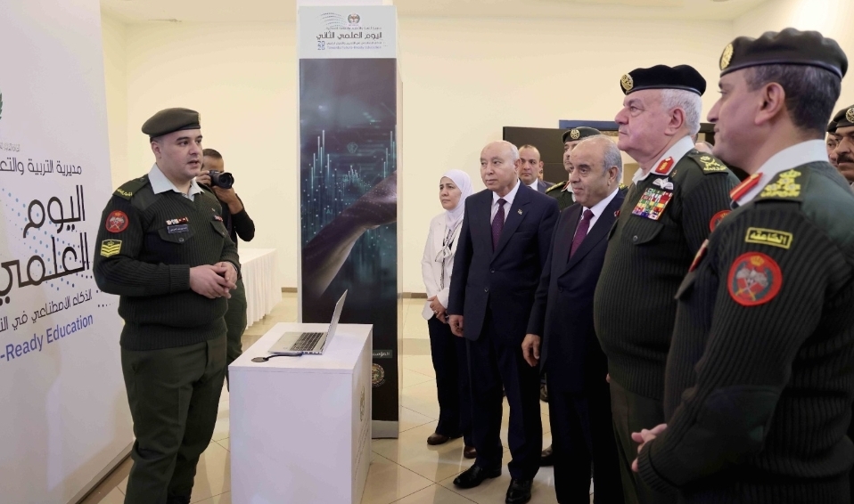 اللواء الركن الحنيطي يرعى افتتاح مؤتمر اليوم العلمي الثاني لمديرية التربية والتعليم والثقافة العسكرية