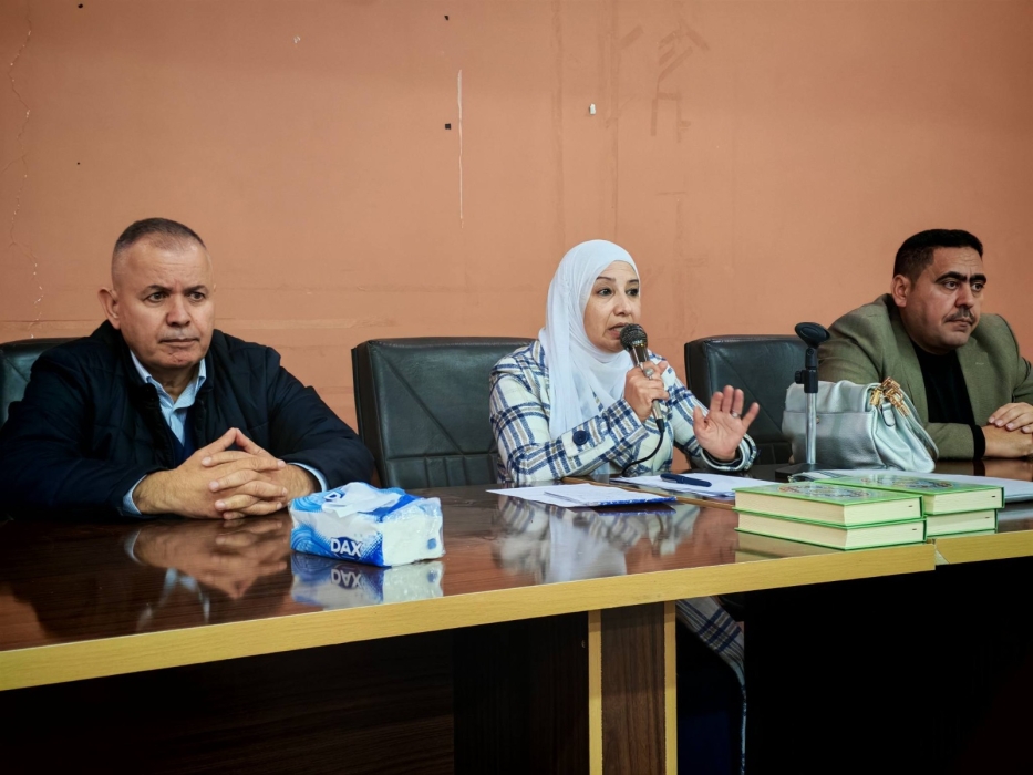 بني عطية تترأس اجتماعا بمديري ومديرات المدراس في تربية القصر