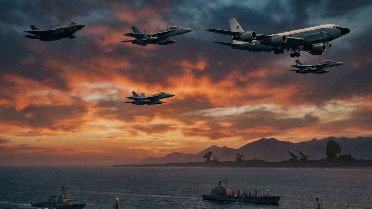 أسطول ضخم وعيون إلكترونية.. تعرف على ترسانة أمريكا المحتشدة حول إيران