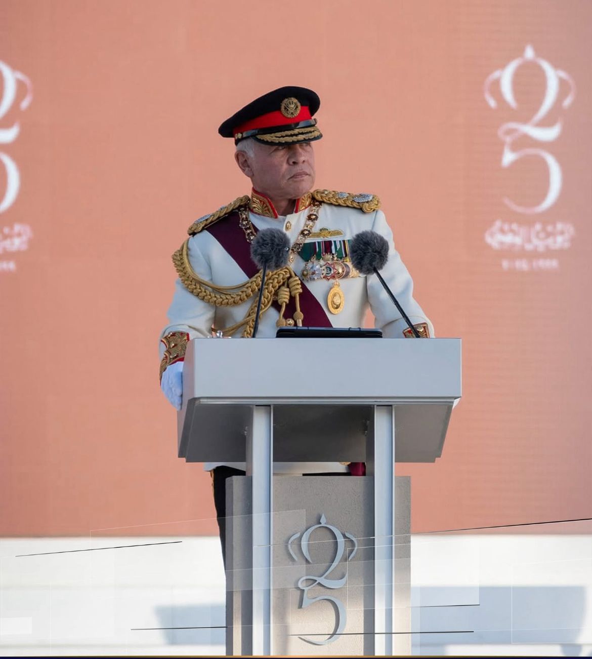 مصطفى الترك (أبو سليمان) يهنئ جلالة الملك بعيد ميلاده الميمون