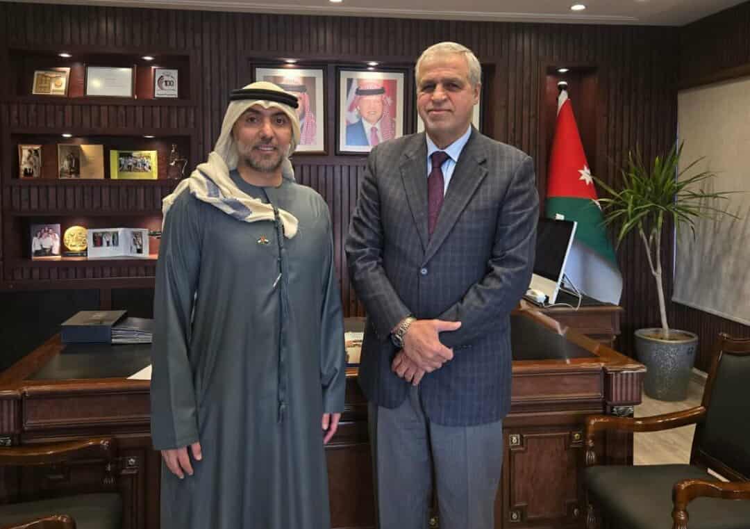 رئيس هيئة تنظيم الطيران المدني يستقبل القائم بأعمال سفارة دولة الإمارات في عمّان