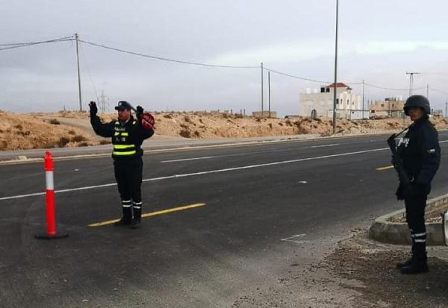 حادث تصادم بين 6 مركبات على طريق إربد عمان