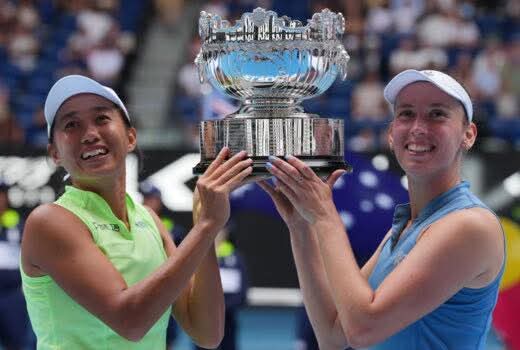 استراليا المفتوحة: لقب زوجي السيدات لميرتنس وجانغ