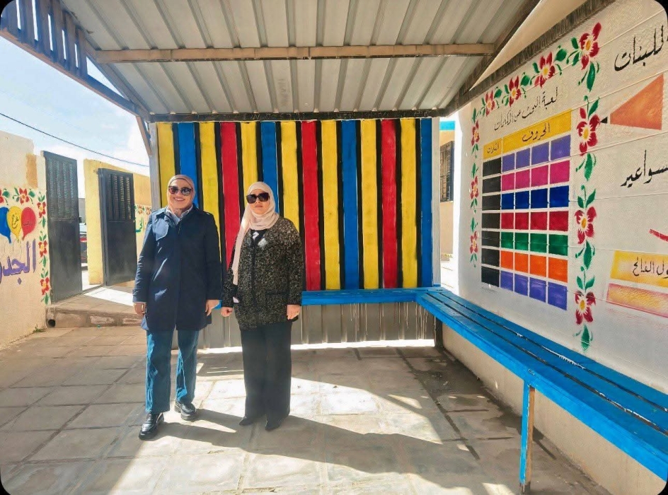 الخريشا : الجدران التفاعلية مساحة تعليمية ممتعة تجمع بين التعلّم واللعب..صور