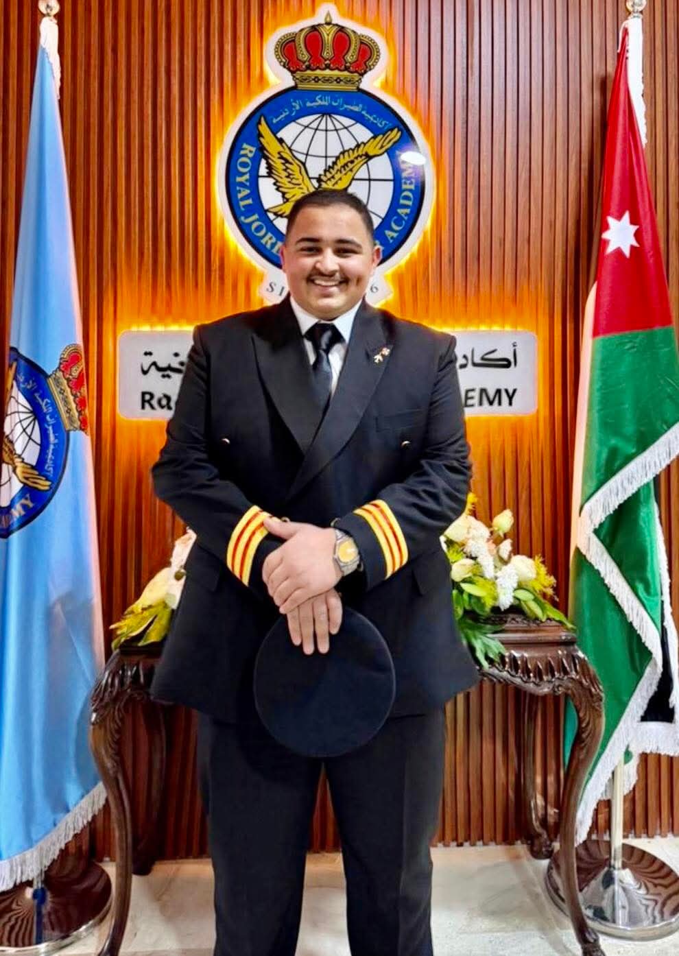 تخرّج المهندس الكابتن حسن محمد حسن الخليف المناصير من أكاديمية الملكية الأردنية