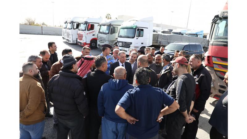 الفراية يطلع على سير العمل في مركز حدود جابر