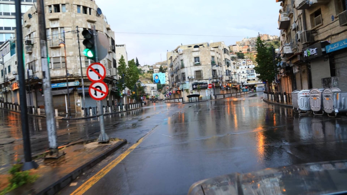 تطورات المنخفض الجوي المؤثر على الأردن