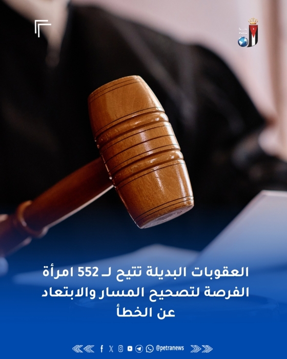 العقوبات البديلة تتيح لـــ 552 امرأة الفرصة لتصحيح المسار والابتعاد عن الخطأ