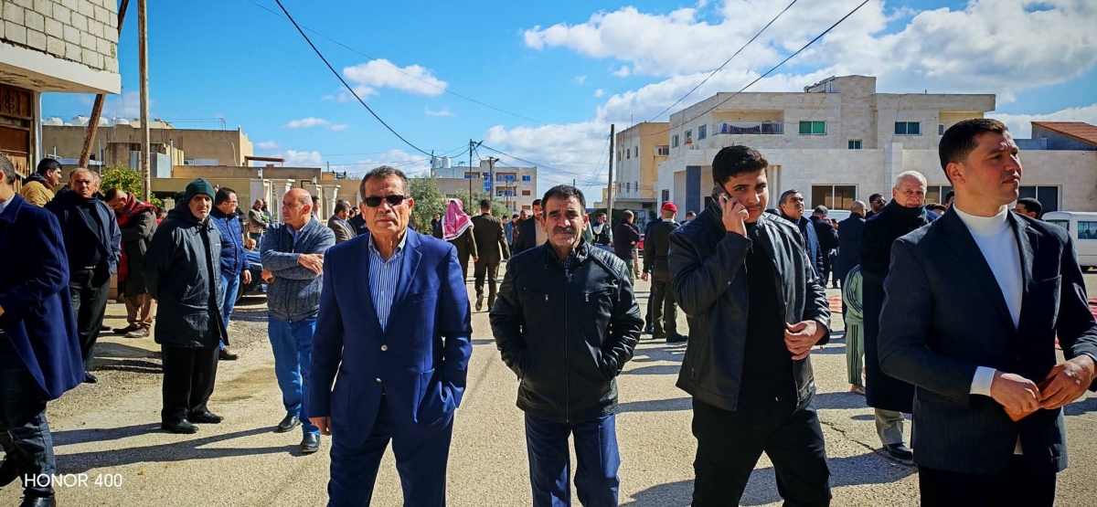 توافد رسمي وشعبي للمشاركة في تشييع دولة أحمد عبيدات في حرثا...صور