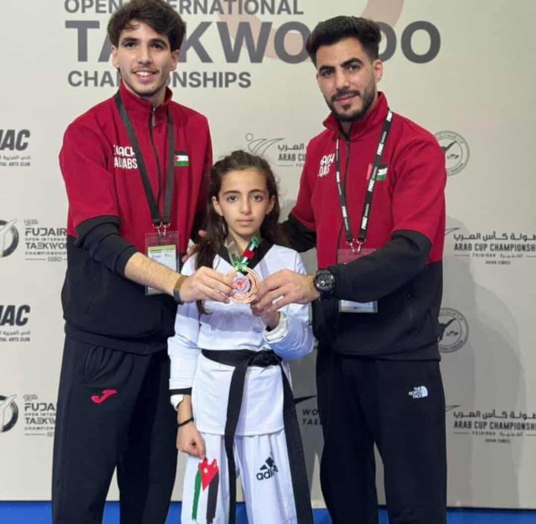 فوز مميز لريتاج صلاح الجوابرة ببطولة الفجيرة الدولية للتايكواندو G2 وتمثيل بارز للأردن