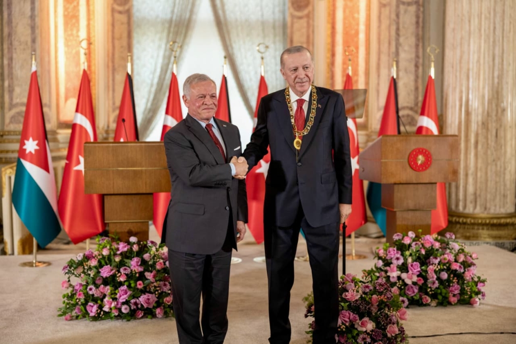 الأردن وتركيا يصدران بيانا مشتركا في ختام مباحثات الملك وأردوغان