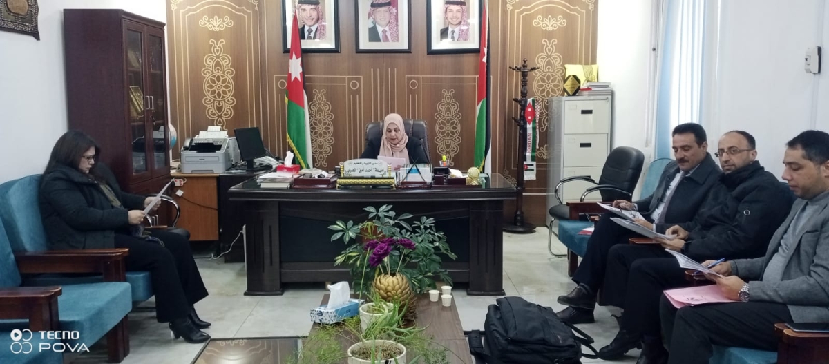 المصري تناقش مع قسم الاشراف التربوي نتائج تقرير اختبار ضبط الجودة LQAS
